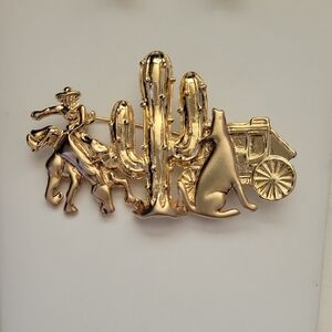 Vintage Western Brooch